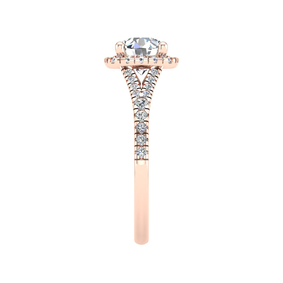 Grace Halo Engagement Ring